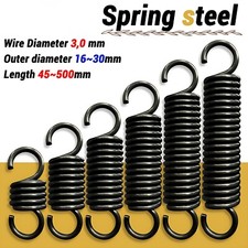 Filo Dia 3mm Prolunga Molla Tensione Espansione Estensione Molla Lunghezza 45~500mm