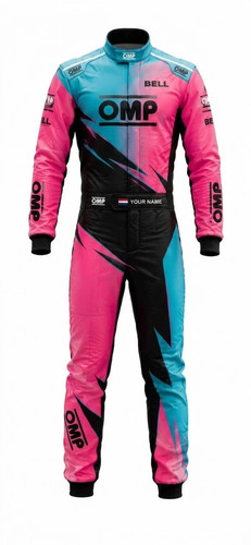 Tuta kart omp con stampa - omp,