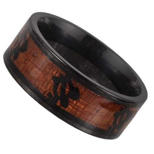 Anello acciaio al titanio - acciaio,