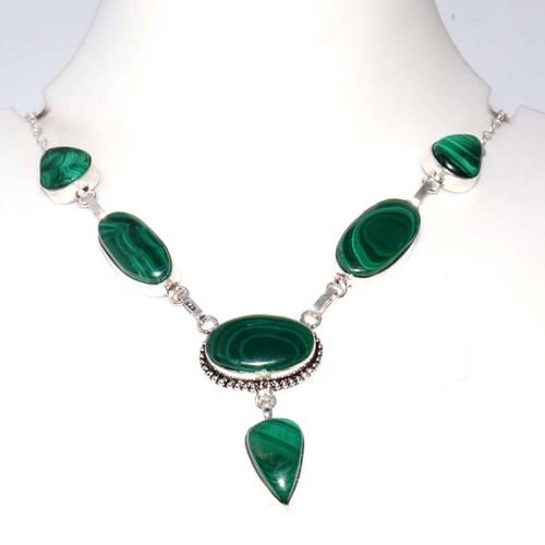 Collana esclusiva malachite