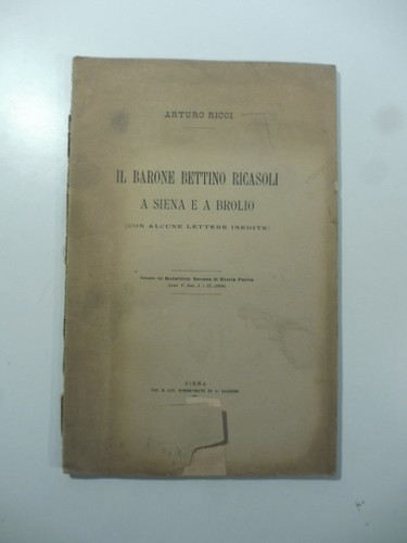 Arturo ricci barone - ricci,, il
