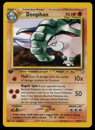Pokemon 1ª edizione neo - edizione,