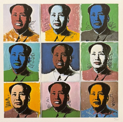 Andy warhol mao - 9x,