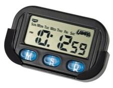 Orologio Digitale per Interno Auto Camion Base Adesiva Caratteri Grandi - C72830