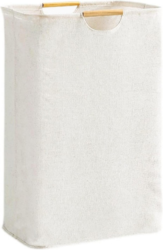Cesto portabiancheria beige - cesto,