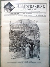 L'illustrazione Popolare 22 Febbraio 1891 Villari Di Rudinì Nicotera Polo Serao