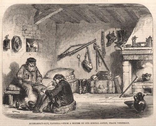 Stampa antica garibaldi - antica, a