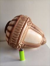 LAMPADARIO SOSPENSIONE ART DECÒ VETRO OPALINO DECORATO ANNI 30 LANTERNA ANTICO