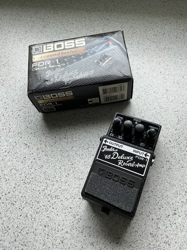 Pedale riverbero boss fender - riverbero,