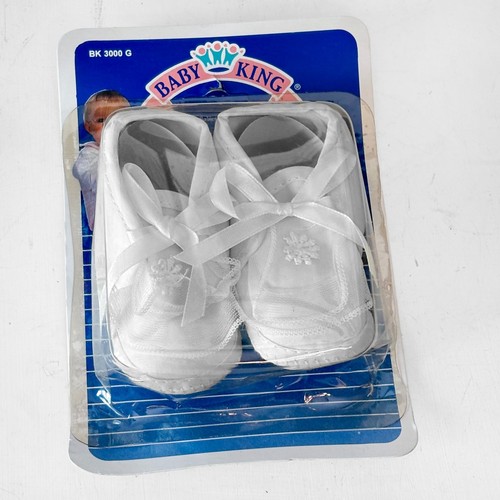 Scarpe neonato bianche vintage