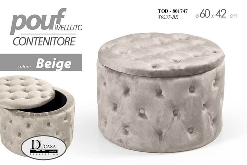 Pouf sgabello poggiapiedi - pouf,