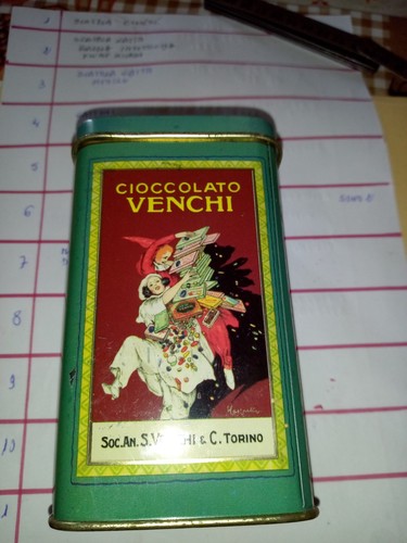Scatola latta cioccolatovenchi - scatola,