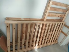 IKEA MYDAL Letto a Castello in legno massello con tascone porta oggetti STICKAT