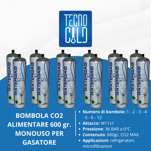 Bombola co2 alimentare - bombola,