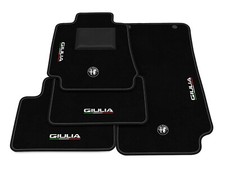 Tappetini tappeti compatibili con Alfa Romeo Giulia 2016-2025 2WD