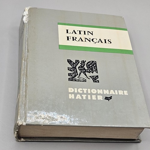 Latin french dictionary - latin,