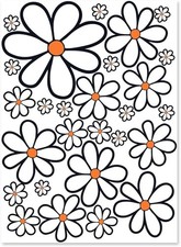 ® - Adesivi Auto Fiori