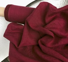 Pure linen fabric by the yard