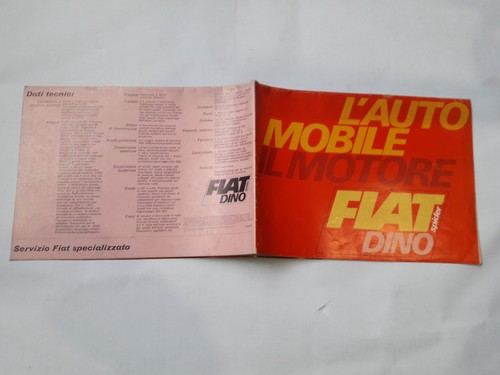 Depliant brochure fiat - fiat, dino