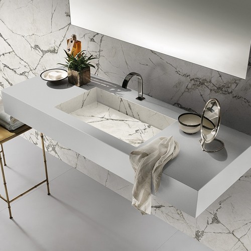 Consolle bagno monolitica - , in