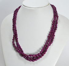 COLLANA RUBINI ACCODATA CON