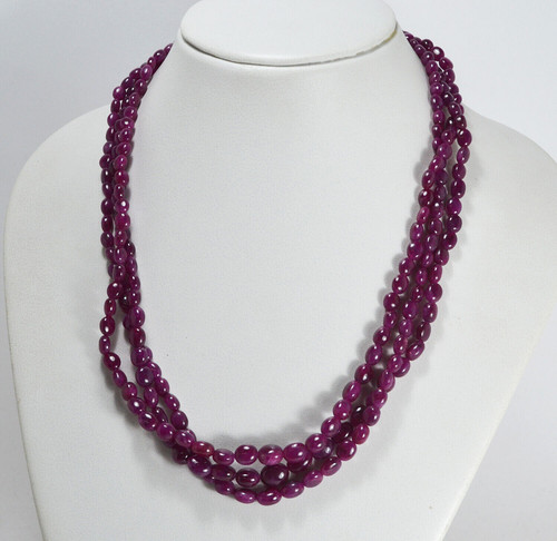 Collana rubini accodata con - accodata,