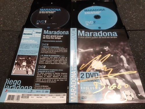 Diego maradona autograph dvd - maradona,