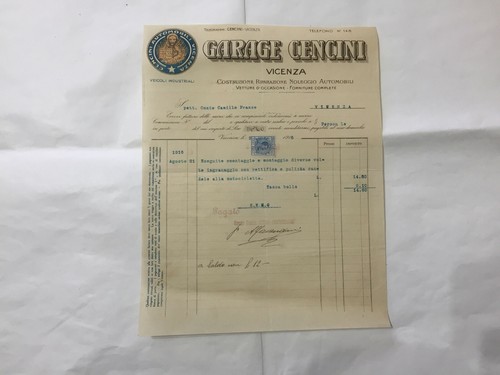 Fattura pubblicità stemma - pubblicità,