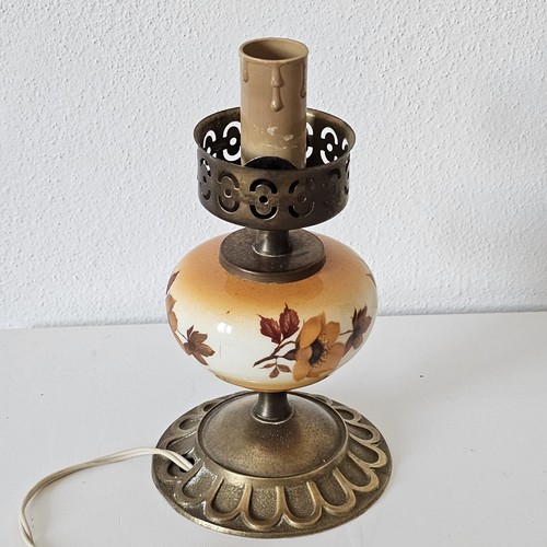 Antica lampada abatjour bronzo