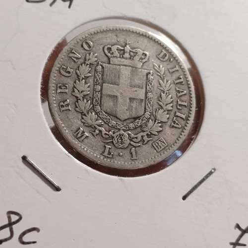 Silver coin lira stemma - silver,