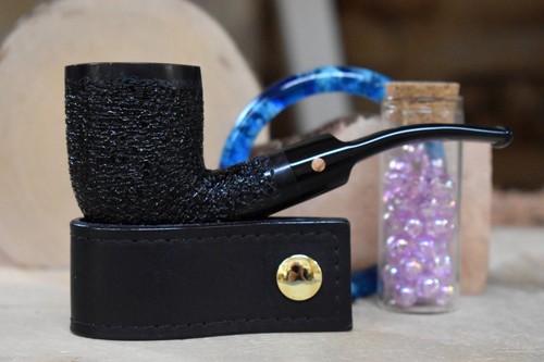 Moretti pipe black - pipe, rusticated