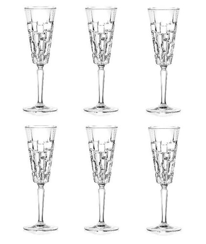 Set calice tavola flute - 6,