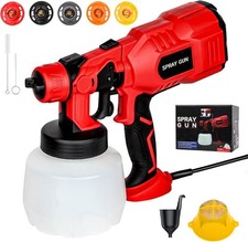 Pistola per Verniciare 1200ml, 550w HVLP Pistola a Spruzzo per Verniciare, Pisto