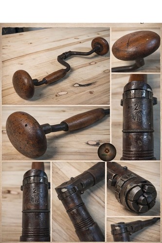 Trapano mano vintage made in - trapano,