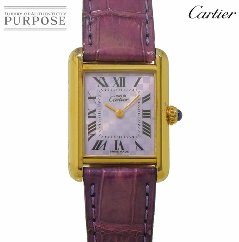 Cartier must tank - sm, vermeil