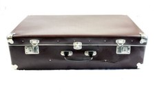 Storico Valigia Freddo Guerra Fibra di Legno Fatto Germania GDR DDR Vintage