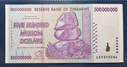 Banconote mondiali zimbabwe - banconote,