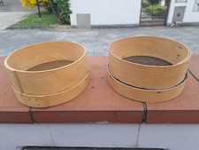 2 Setacci Di Legno Vecchio