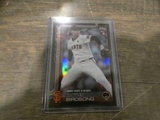 2025 Topps aggiornamento Hayden Birdsong RC Black Foil /10 San Francisco Giants carta