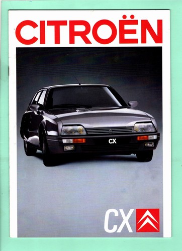 Prospectus citroen cx - citroen,