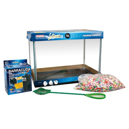 Flamingo set per acquario - set,