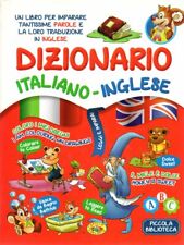 DIZIONARIO ITALIANO INGLESE - Grillo parlante - illustrato - vocabolario