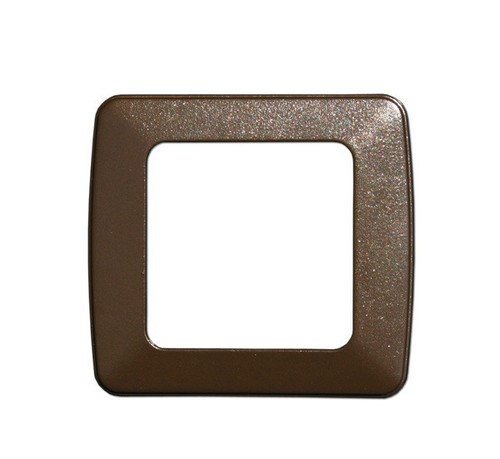 Cornice marrone singola - singola, per