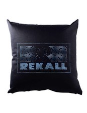 Cuscino cuscino logo Rekall Total Arnold insegna richiamo insegna logo azienda