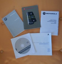 Istruzioni Guida Utente LIBRO CD ROM per Motorola RAZR V3x TRE
