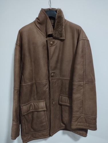 Giaccone montone marrone da - giaccone,