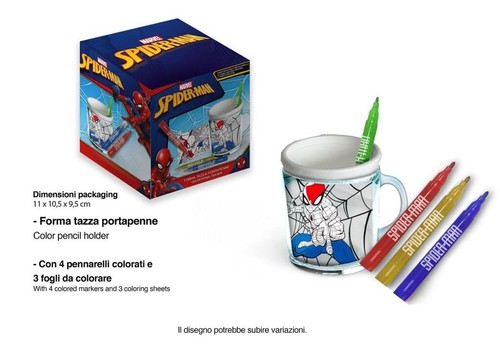 Spider man tazza portapenne - spider-man,
