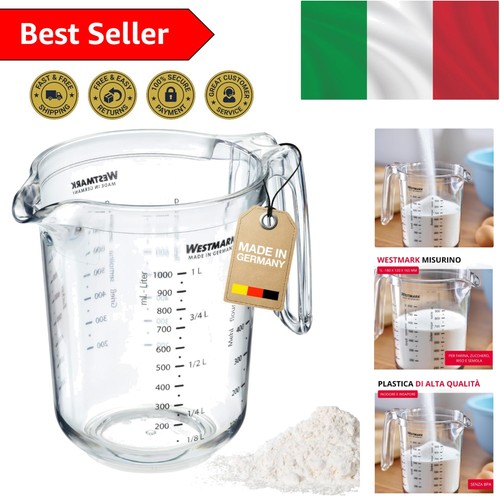 Caraffa trasparente graduata - caraffa,