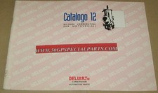 DELLORTO CATALOGO 12  RICAMBI CARBURATORI PER MOTOVEICOLI ORIGINALE