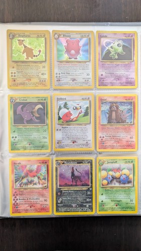 Carte pokémon set neo - set,